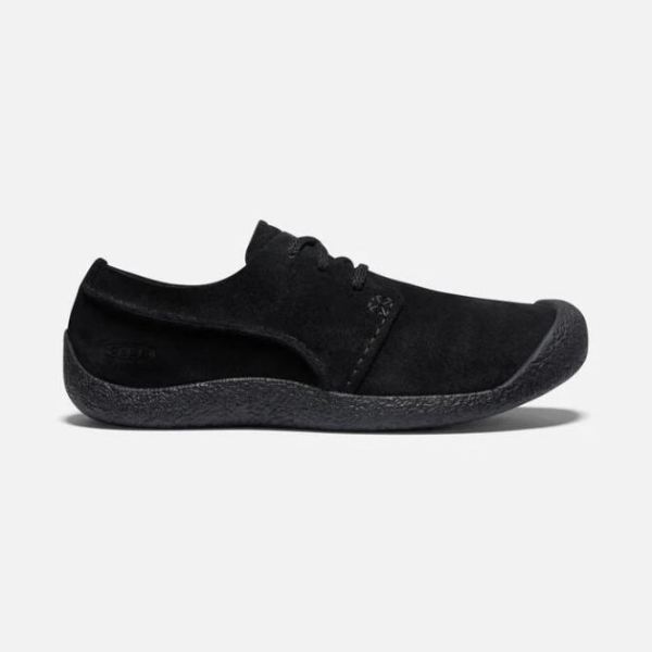 Keen Shoes | Men's Howser Suede Oxford-Black/Black - Click Image to Close