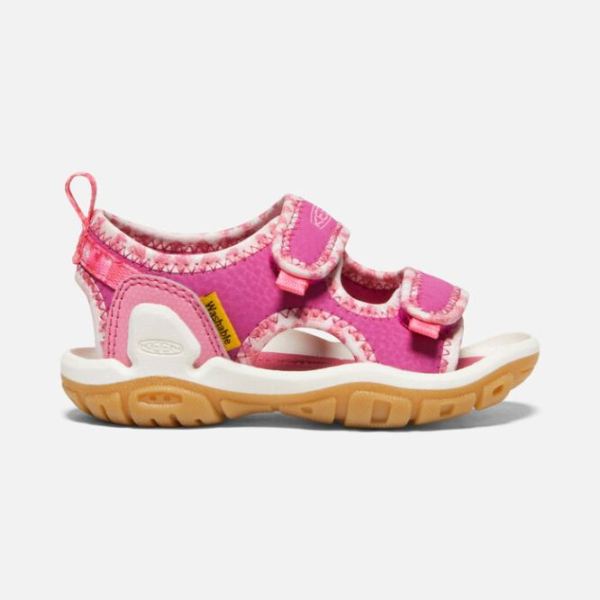 Keen Shoes | Toddlers' Knotch Creek Open-Toe Sandal-Pink/Multi