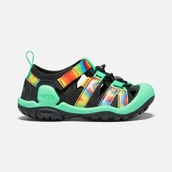 Keen Shoes | Little Kids' Knotch Creek Sandal-Tie Dye/Irish Green