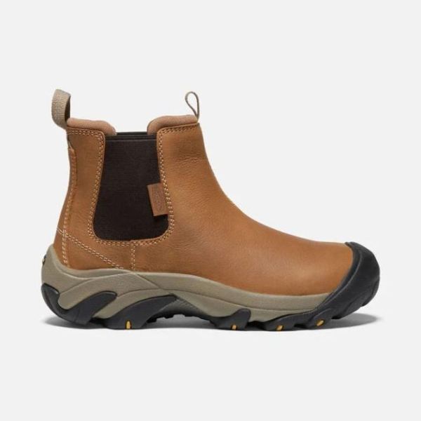 Keen Shoes | Women's Targhee II Chelsea-Cognac/Shitake - Click Image to Close