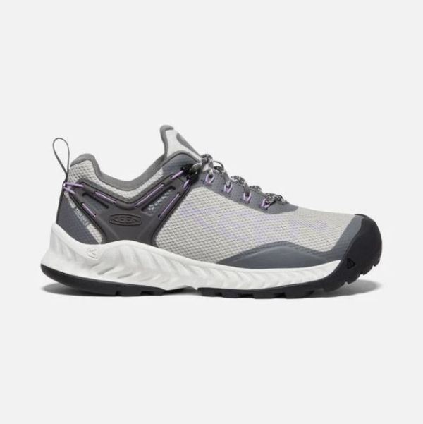 Keen Shoes | Women's NXIS EVO Waterproof Shoe-Steel Grey/English Lavender - Click Image to Close