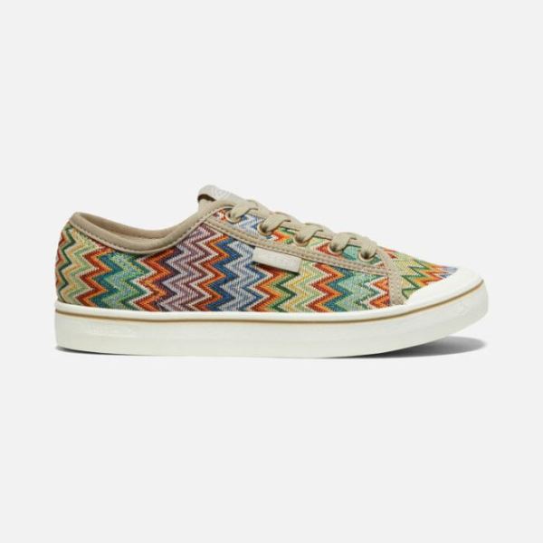 Keen Shoes | Women's Elsa V Sneaker-Chevron/Star White - Click Image to Close