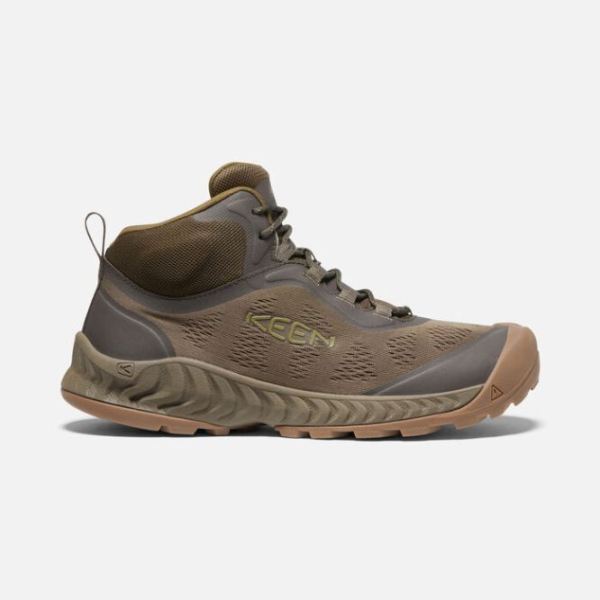 Keen Shoes | Men's NXIS Speed Mid-Canteen/Olive Drab - Click Image to Close