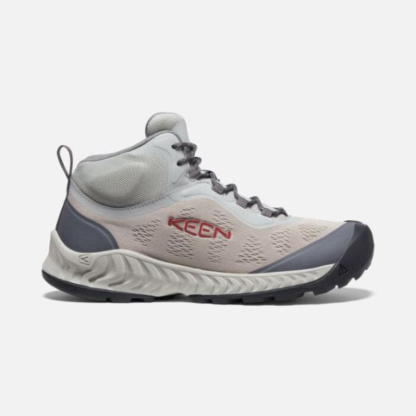 Keen Shoes | Men's NXIS Speed Mid-Drizzle/Red Carpet - Click Image to Close