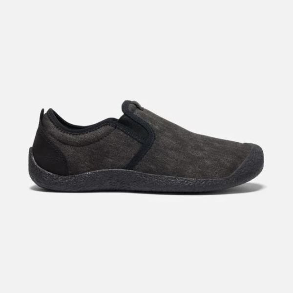 Keen Shoes | Men's Howser Canvas Slip-On-Black/Black