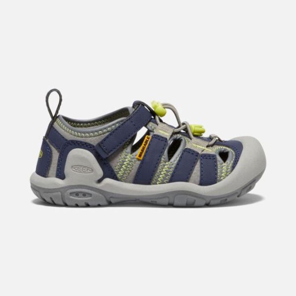 Keen Shoes | Little Kids' Knotch Creek Sandal-Steel Grey/Blue Depths