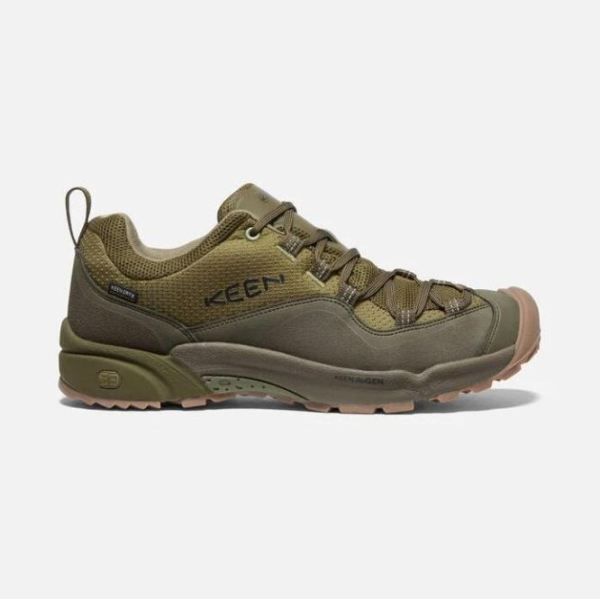 Keen Shoes | Men's Wasatch Crest Waterproof-Olive Drab/Dark Olive - Click Image to Close