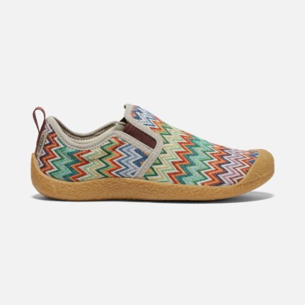 Keen Shoes | Women's Howser Canvas Slip-On-Chevron/Plaza Taupe - Click Image to Close