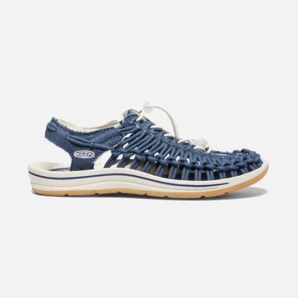 Keen Shoes | Women's UNEEK Canvas-Navy/Birch - Click Image to Close