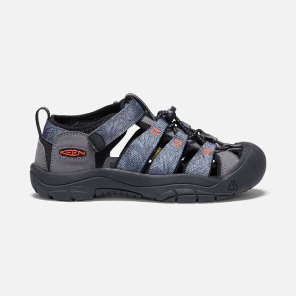 Keen Shoes | Big Kids' Newport H2-Steel Grey/Black