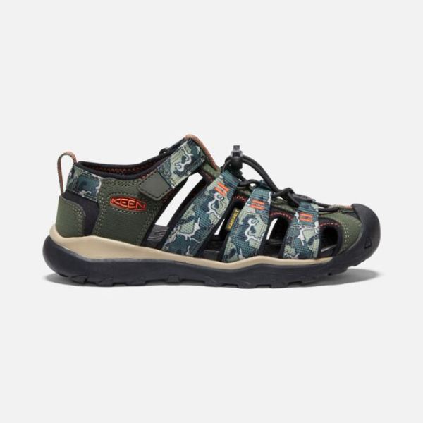 Keen Shoes | Big Kids' Newport Neo H2-Forest Night/Camo