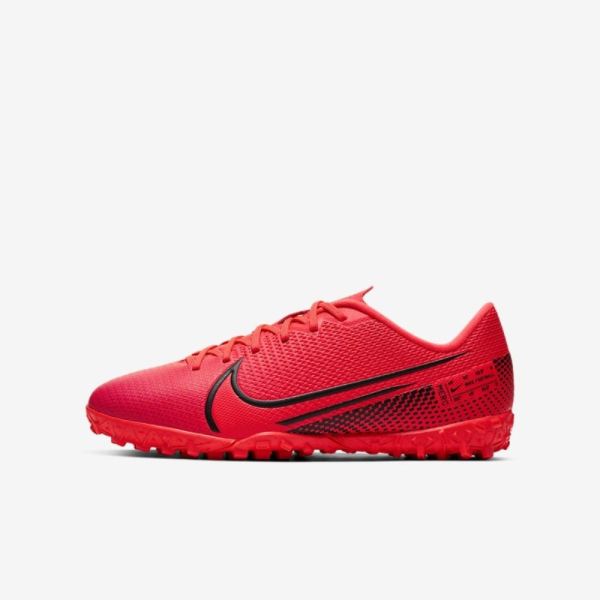 Kids Nike Jr. Mercurial Vapor 13 Academy TF | Laser Crimson / Laser Crimson / Black