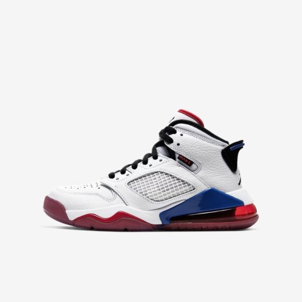 Jordan Mars 270 | White / University Red / Rush Blue / Black - Click Image to Close