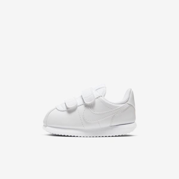 Kids Nike Cortez Basic SL | White / White / White