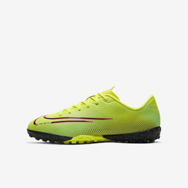 Kids Nike Jr. Mercurial Vapor 13 Academy MDS TF | Lemon Venom / Aurora / Black