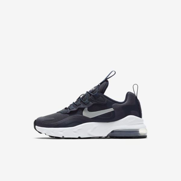 Kids Nike Air Max 270 RT | Obsidian / Blue Fury / White / Light Smoke Grey