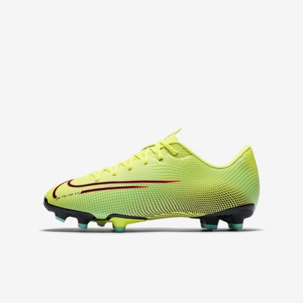 Kids Nike Jr. Mercurial Vapor 13 Academy MDS MG | Lemon Venom / Aurora / Black