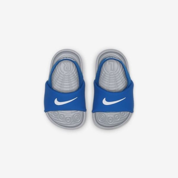 Kids Nike Kawa | Hyper Cobalt / Wolf Grey / White