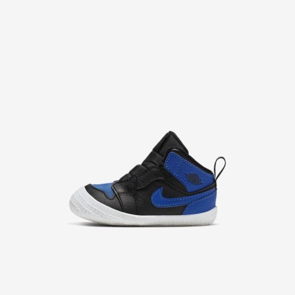 Jordan 1 | Black / White / Varsity Royal - Click Image to Close