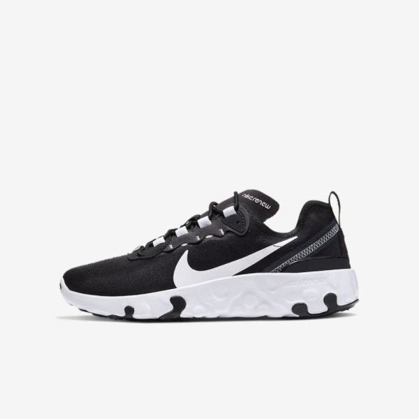 Kids Nike Renew Element 55 | Black / Anthracite / White