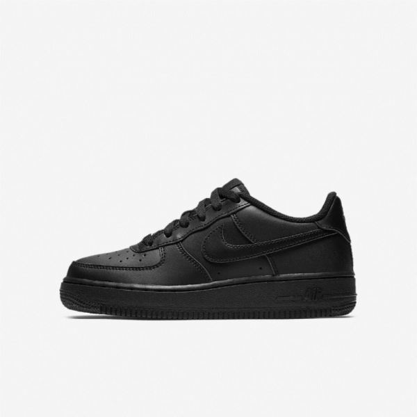 Kids Nike Air Force 1 | Black / Black / Black