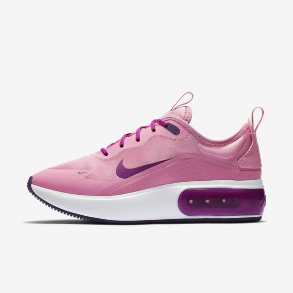 Kids Nike Air Max Dia | Magic Flamingo / Eggplant / White / Vivid Purple - Click Image to Close