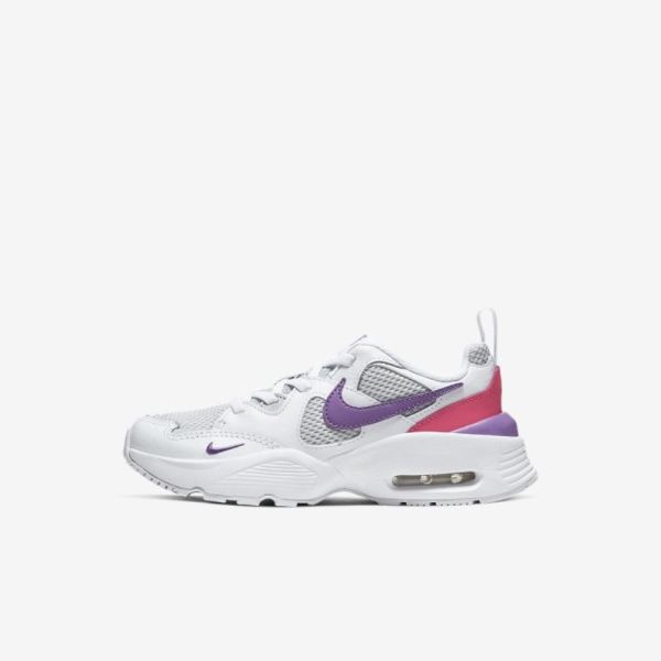 Kids Nike Air Max Fusion | White / Watermelon / Grey Fog / Purple Nebula