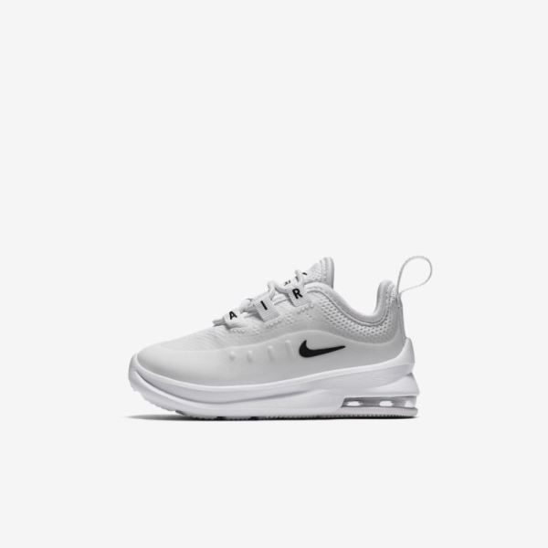 Kids Nike Air Max Axis | White / White / White / Black - Click Image to Close