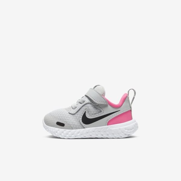 Kids Nike Revolution 5 | Photon Dust / Hyper Pink / White / Black