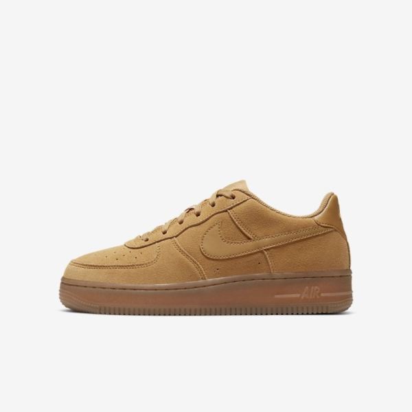 Kids Nike Air Force 1 LV8 3 | Wheat / Gum Light Brown / Wheat