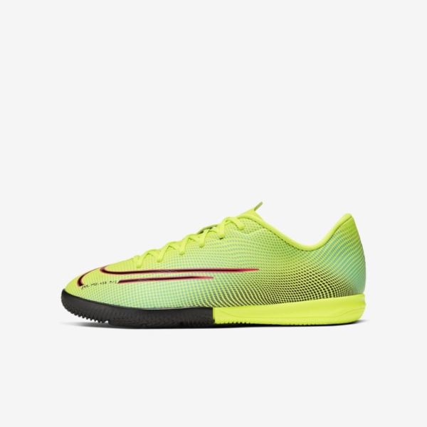 Kids Nike Jr. Mercurial Vapor 13 Academy MDS IC | Lemon Venom / Aurora / Black