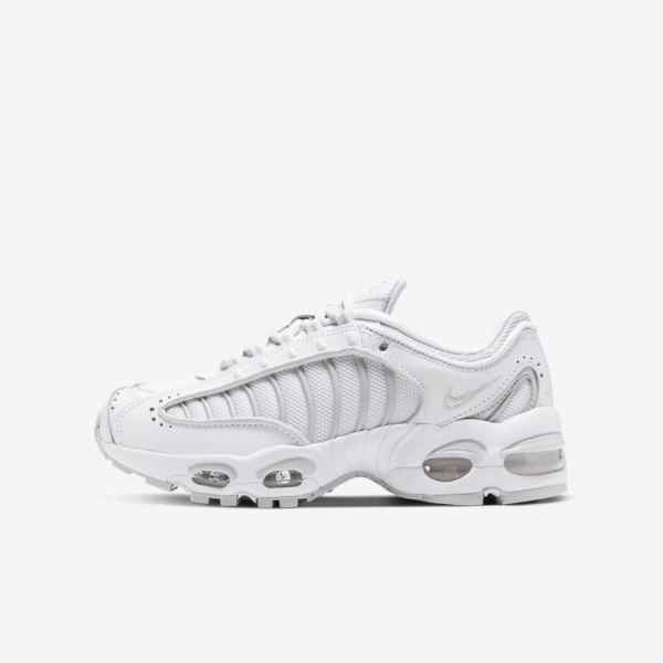 Kids Nike Air Max Tailwind IV | White / Pure Platinum / Pure Platinum / White