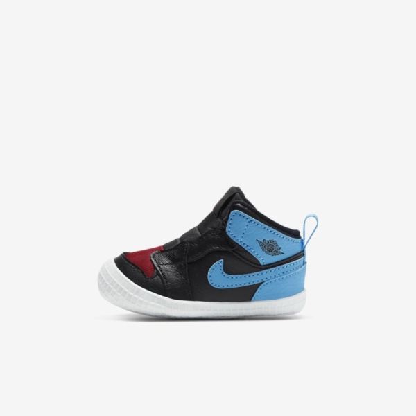 Jordan 1 | Black / Gym Red / White / Dark Powder Blue