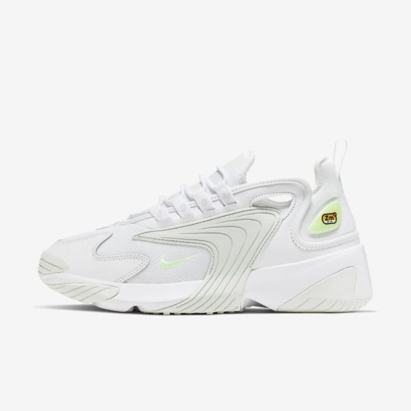 Kids Nike Zoom 2K | White / Ghost Aqua / Barely Volt