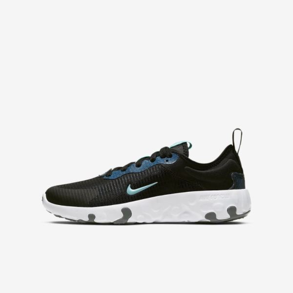 Kids Nike Renew Lucent | Black / Blue Hero / Cool Grey / Aurora - Click Image to Close