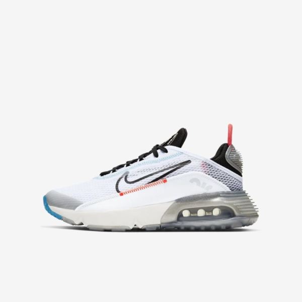 Kids Nike Air Max 2090 | Ice Blue / Laser Orange / White / Black