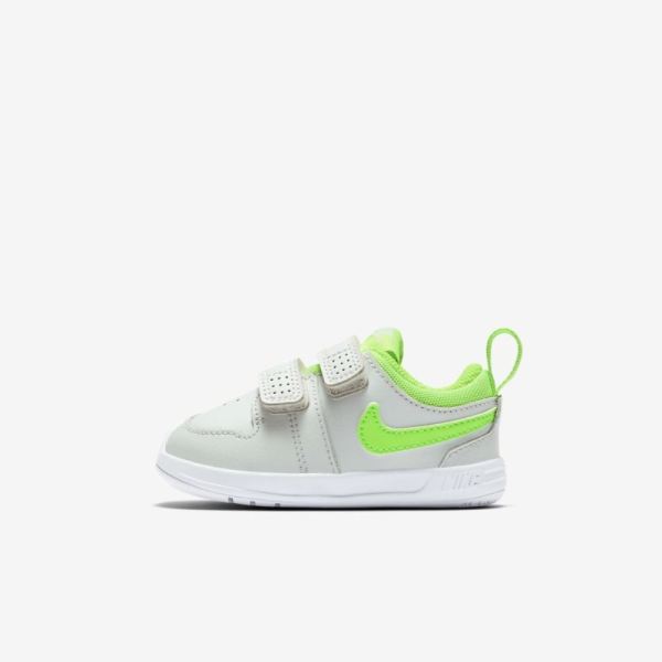 Kids Nike Pico 5 | Pure Platinum / White / Electric Green - Click Image to Close