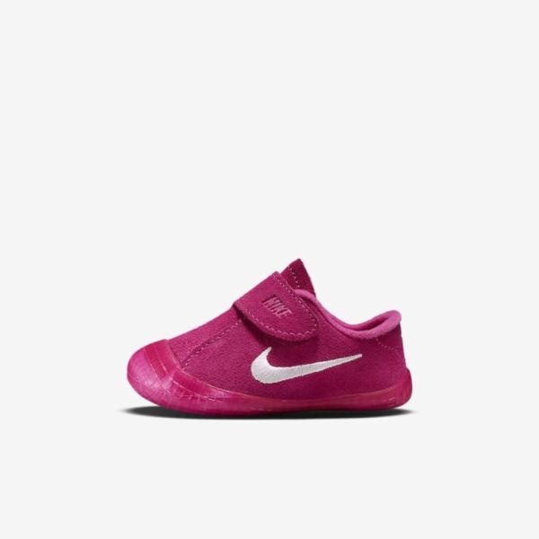 Kids Nike Waffle 1 | Hot Pink / White - Click Image to Close