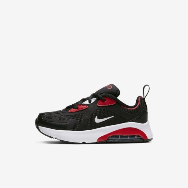 Kids Nike Air Max 200 | Black / University Red / White