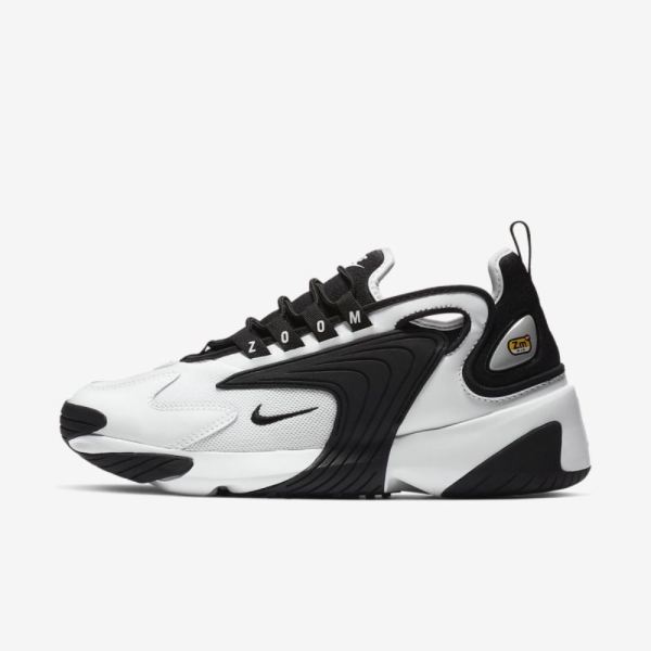 Kids Nike Zoom 2K | White / Black - Click Image to Close