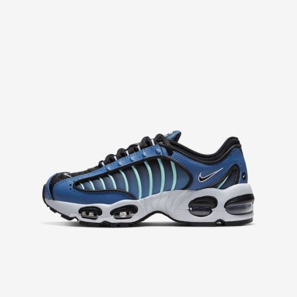 Kids Nike Air Max Tailwind IV | Industrial Blue / Pure Platinum / White / Black