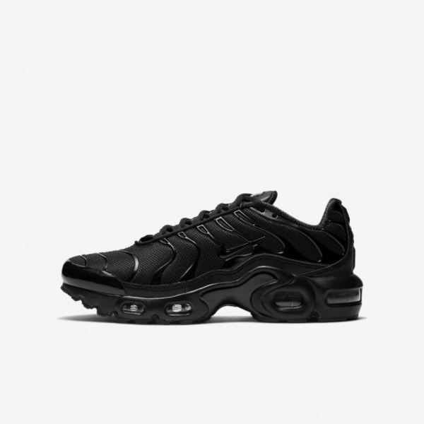 Kids Nike Air Max Plus | Black / Black / Black