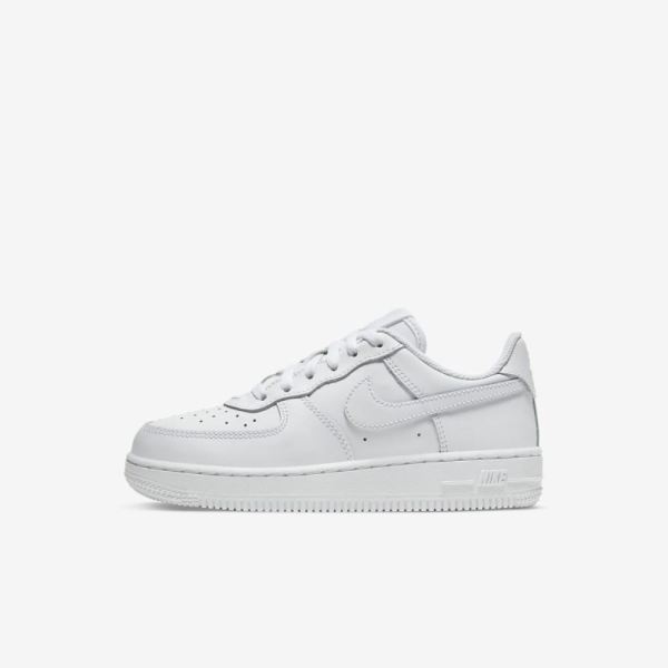 Kids Nike Force 1 | White / White / White