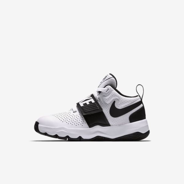 Kids Nike Team Hustle D 8 | White / Black