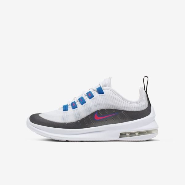 Kids Nike Air Max Axis | White / Black / Photo Blue / Hyper Pink