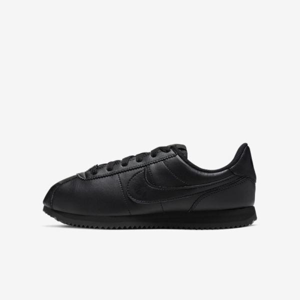 Kids Nike Cortez Basic SL | Black / Black / Black