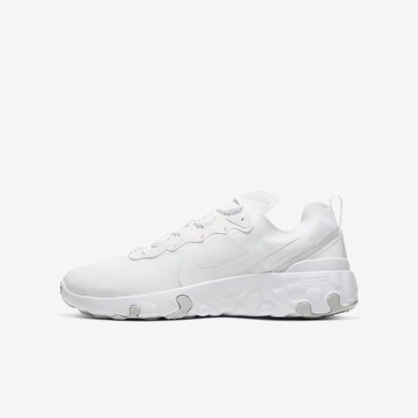 Kids Nike Renew Element 55 | White / Pure Platinum / White