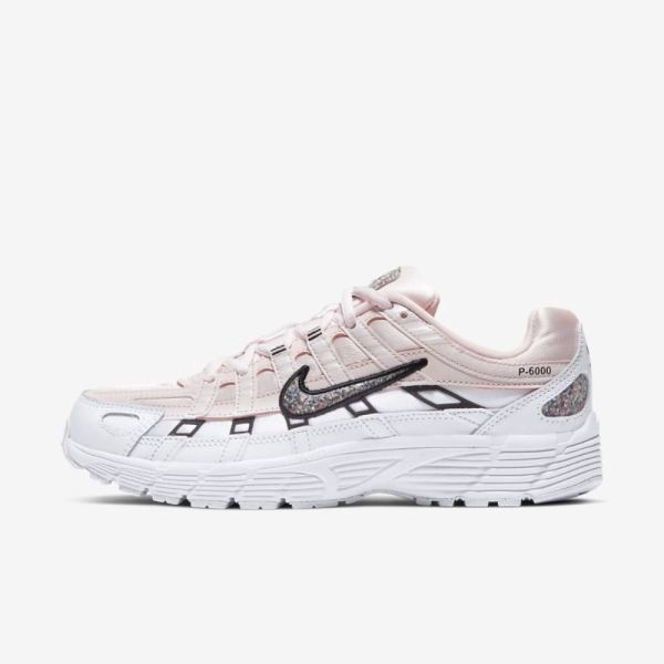 Kids Nike P-6000 SE | Light Soft Pink / White / Black / Multi-Colour - Click Image to Close