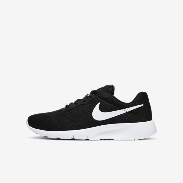 Kids Nike Tanjun | Black / White / White