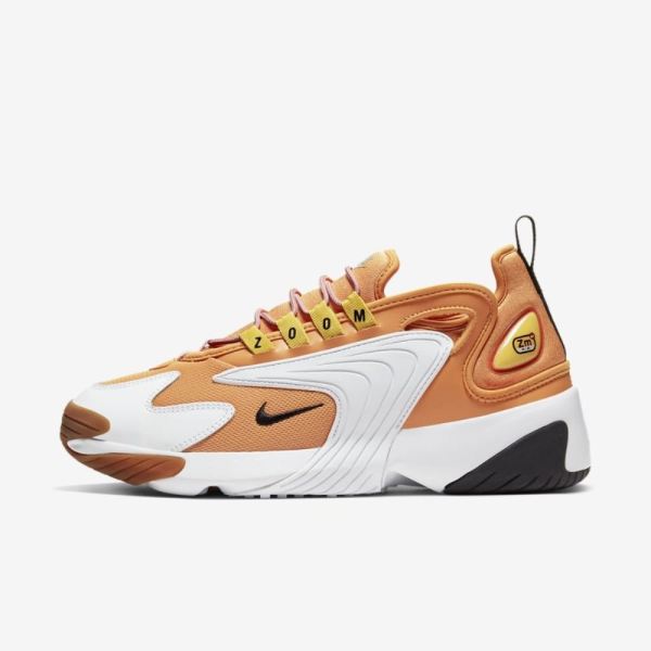 Kids Nike Zoom 2K | Amber Rise / Coral Stardust / Chrome Yellow / Black